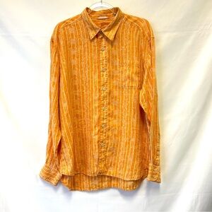 Tommy bahama relax linen vacation long sleeve button up xl